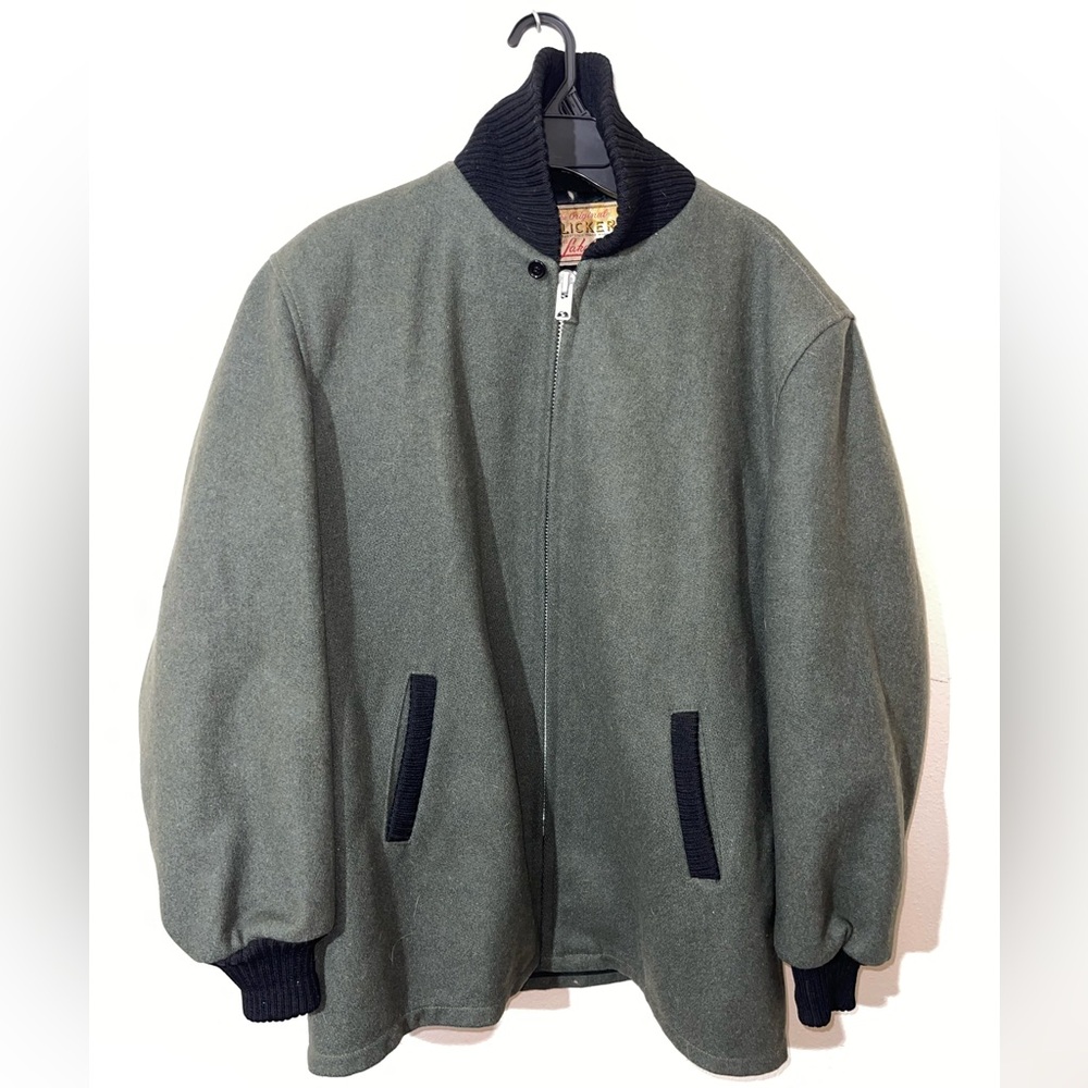 Vintage 50s Lakeland Clicker Wool Pharaoh Jacket Car Club Coat Size 42 Talon 60s